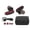 Black Red, variant on Riousery Language Translator Earbuds Bluetooth 5.0 Wireless Noise Reduction Translating Device, Supports 74 Languages & 70 Accents, 4.72 inches / 12 cm Package, Black Red