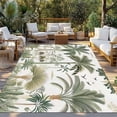thumbnail image 3 of Fsddascl Tropical Green Palm Tree Outdoor Rug for Patio/Deck/Porch, Non-Slip Large Area Rug 4 x 6 Ft, Summer Beach Cactus Indoor Outdoor Rugs Washable Area Rugs, Reversible Camping Rug Carpet Runner, 3 of 5