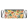 thumbnail image 7 of Yayeee Waist Apron with Pockets for Cooking Waterproof Half Server Aprons, Orange Leaves, 7 of 7
