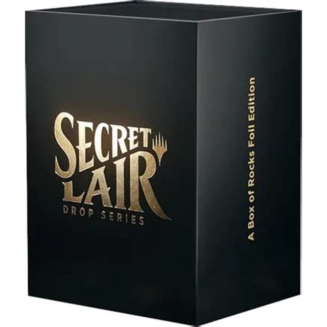 Magic: The Gathering Secret Lair Premium Foil : MTG Secretversary Superdrop Boîte de Rochers