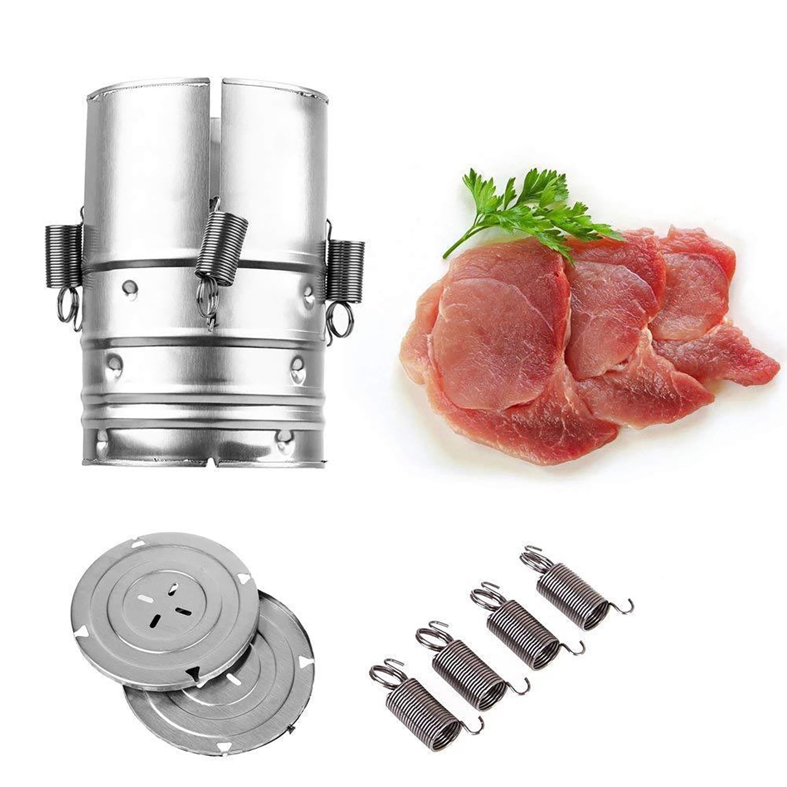 Stainless Steel Ham Maker Meat Press Cooker for Making Healthy Homemade  Deli Meat with Thermometer - Kitchen Bacon Meat Pressure Cookers Boiler Pot