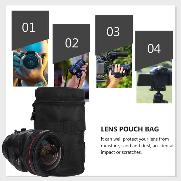 Moluckfu Para De Cámara Dslr Con Protección Contra Polvo Y Golpes En Nylon Negro