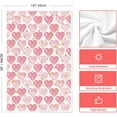 thumbnail image 6 of Golden Pink Love Valentine''s Day Kitchen Towels Dish Towels, 18x26 Inch Anniversary Wedding Farmhouse Decoration Hand Towels Set of 2, 6 of 6