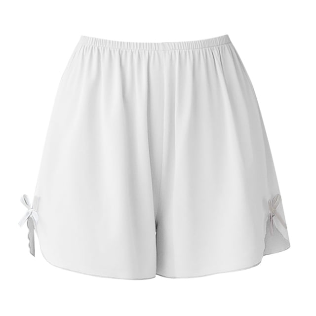 Ice Silk Plus Size Shorts for Womens 2025 Summer Tummy Control Quick Dry Active Shorts 7" Lightweight Golf Shorts Ultra Soft Textured Pjs Shorts