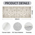 thumbnail image 5 of Washable Kitchen Runner Rug 2x5 ft, Non-Slip Soft Low Profile Kitchen Runner Rug with PVC Backing, Farmhouse Vintage Distressed Floral Oriental Rug for Kitchen Sink, Hallway & Laundry Room, 5 of 6