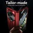 thumbnail image 3 of Compatible with OnePlus Open with Stylus & Stylus Holder, Hinge Protective Oil-Proof Full Body Protection Tempered Glass Screen Protector Anti-scratch Folding Case for OnePlus Open, Red, 3 of 8