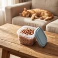 thumbnail image 5 of Silicone Pet Food Storage Container With Lid, Mini Airtight Wet Dog Cat Food Keeper, Microwave Freezer Safe Reusable Can Cover For Leftovers Treats Snacks, Portable Pet Feeding Storage Accessory, 5 of 7