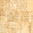 thumbnail image 1 of Ahgly Company Indoor Square Abstract Brown Contemporary Area Rugs, 7' Square, 1 of 4