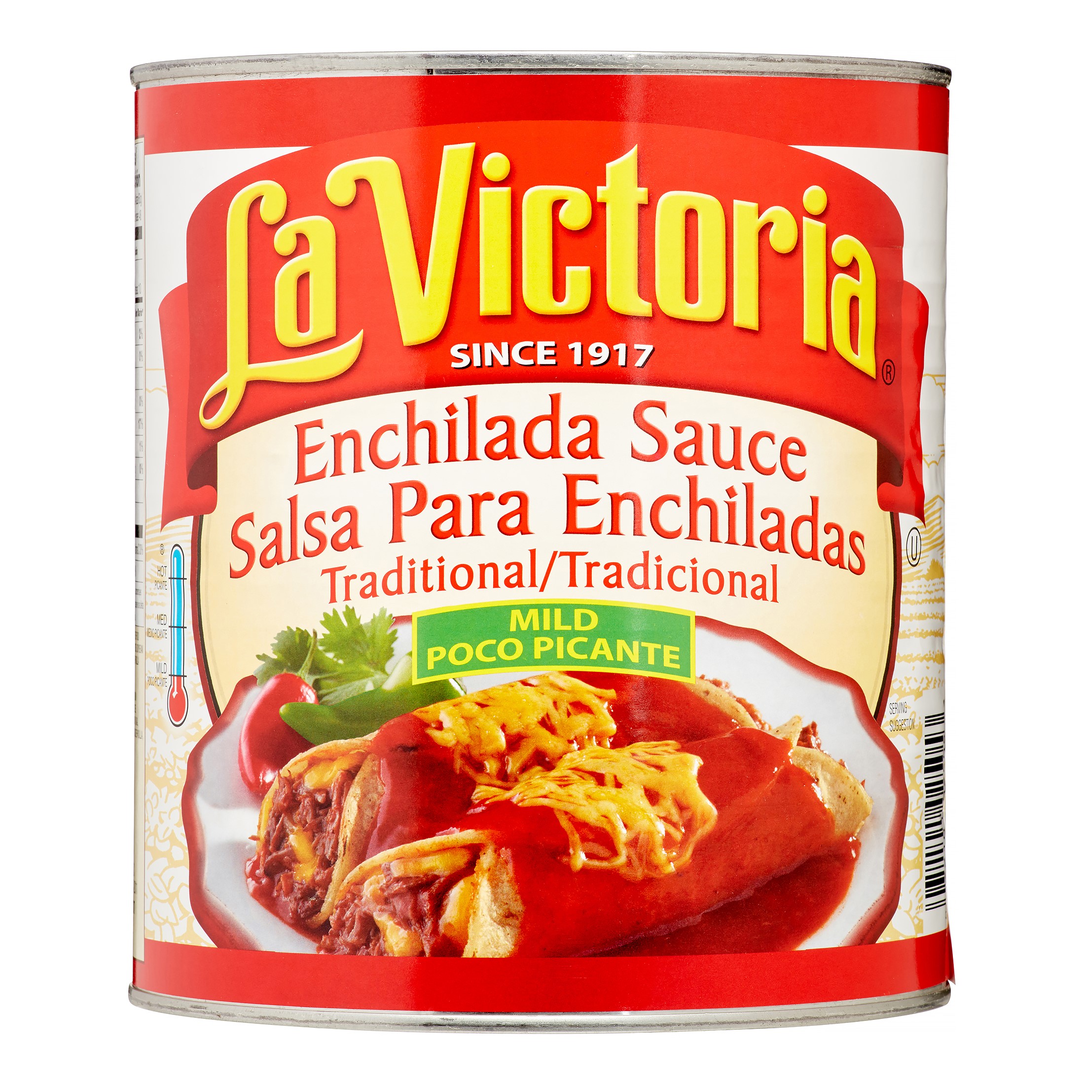 La Victoria Enchilada Sauce, Mild Red, 102 Oz