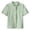 Green, variant on QASIEATN Ladies' Puff Sleeve Button Up Tops Summer Striped Stand Up Collar Fashionable Casual Loose Short Sleeved T Shirt