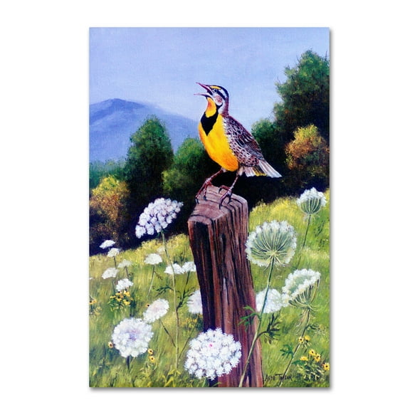 Trademark Fine Art 'Meadowlark' Canvas Art by Arie Reinhardt Taylor