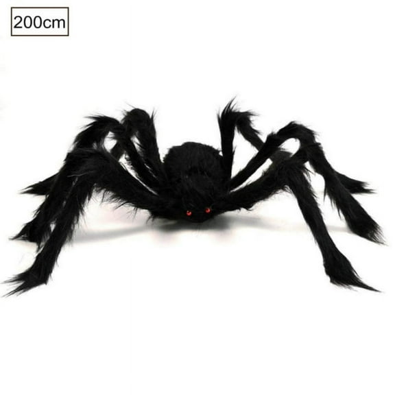 Halloween Scary Spider Decorations, 1 Pcs Realistic Hairy Spiders Set, Scary Spider Props For Indoor, Outdoor And Yard Creepy Decor (7 Different Sizes)