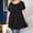Black, variant on Plus Size Tops for Women Casual Short Sleeves T Shirts Flowy Blouses