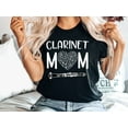 thumbnail image 1 of Clarinette Mom Shirt, Marching Band Mom, Band Mom Shirt, Clarinette Player, Halftime Spectacle, Sch - Noir - 2TG, 1 of 2