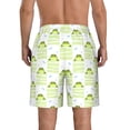 thumbnail image 3 of Naloa Frogs and Dragonflies Men's Beach Shorts, Surfing shorts, Swim trunks, Quick Dry Swim Trunks for Surfing Beach Fun -, 3 of 9