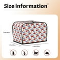 thumbnail image 5 of Picia Cartoon Helicopter Print 2 Slice Toaster Cover , Toaster Protector Dustproof Kitchen Appliance Cover, Kitchen Appliance Dustproof Protector, 5 of 7