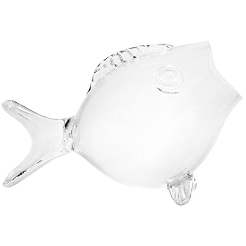 Clear Fish Bowl Clear Fish Shaped Bowl (16.5" Large)