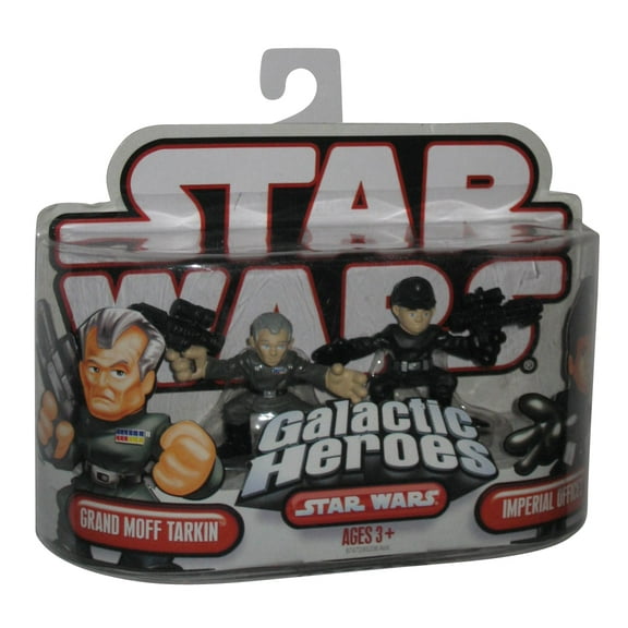 Star Wars Galactic Heroes Grandmoff Tarkin & Imperial Officer Hasbro Figure Set