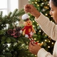thumbnail image 7 of Dalxymotic Christmas Gingerbread Ornaments, Decorative Wooden Bead Figurines, European Toy Decorations, Christmas Decorations Indoor Outdoor Winter Decor for Home, Mantel, Shelf, 7 of 7