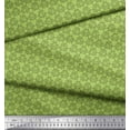 thumbnail image 3 of Soimoi Green Cotton Jersey Fabric Artistic Leaves Decor Fabric Printed Yard 58 Inch Wide, 3 of 3
