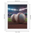 thumbnail image 2 of Paint By Numbers Kit for Adults Beginner - Baseball Field Game Night DIY Canvas Painting Kits for Adults, Frameless Paint By Number for Adults for Home Wall Decor 16x20 Inch, 2 of 7