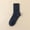 A1/Dark Blue, variant on Men Crew Socks,Thick Thermal Marled Wool Mid Calf Socks for Women,Ribbed Elastic Cuff Warm Knit Casual Socks,Soft Cozy Fall Winter Daily Walking Outdoor Cold Weather Socks Coffee One Size 1Pc