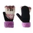 thumbnail image 4 of Vikakiooze Winter Gloves Pattern Gloves Autumn And Winter Warmth Plush Knitted Decor Women, 4 of 6