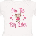 thumbnail image 4 of Inktastic The Big Sister Girls Long Sleeve Baby Bodysuit, 4 of 5