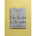 thumbnail image 3 of Thankful For Others' Wisdom Women T-Shirt, Female Medium, 3 of 4