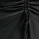 thumbnail image 4 of Falda Casual Falda casual Falda drapeada cruzada Faldas largas para mujer Fiesta de verano (Negro XL) Cgtredaw para Mujer Negro T M, 4 of 8