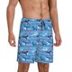 thumbnail image 2 of Fotbe Blue Fish Pantalones Cortos de Pijama para Hombre, Ropa de Dormir, Pantalones de Pijama Cortos para Hombre-Small, 2 of 6