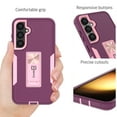thumbnail image 4 of CoverON For Samsung Galaxy S23 FE Case, Military Grade Heavy Duty Full Body Phone Kickstand Cover, Violet Purple, 4 of 9