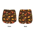 thumbnail image 6 of Goofa Thanksgiving Turkey Printed Women 2 in 1 Running Shorts,Quick Dry Athletic Workout Shorts,High Waisted Athletic Shorts with Liner Pockets-Small, 6 of 9