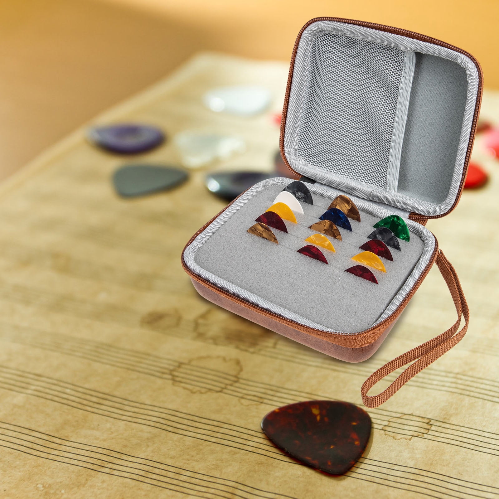 DECORNIJIA Guitar Picks PVC 1 Set 5.9x4.7in