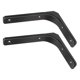 thumbnail image 1 of unbranded 2Jgo Soporte De Pared Negro Para Repisa Con Invisible Y Alta Durabilidad, 1 of 8