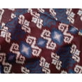 thumbnail image 4 of oneOone Silk Tabby Fabric Diamond & Swirl Ikat Print Fabric By The Yard 42 Inch Wide, 4 of 4