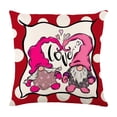 thumbnail image 4 of HongHeng Clearance Under $2.00 1 Set of 4 Valentines Day Pillow Covers Valentines Day Decor Valentine Pillows Decorative Throw Pillows Valentines Day Decorations, 4 of 9