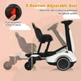 thumbnail image 6 of Costway 6V Kids Ride On Drift Car Electric Drifting Go Kart for Kids with 360° Spin White, 6 of 12