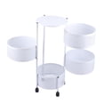 thumbnail image 1 of Estante de Almacenamiento de Frutas y Verduras de 5 Niveles, Organizador de Cocina Giratoria Redas, Material de Acero Al Carbrower, Multifuncional, Ahorro de Espacio, 1 of 7