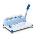 thumbnail image 4 of A4 SIZE Comb-type Binding Machine 230 Manual Rubber Ring Clamp Dual-use Machine 21 Hole File Punch Binding Machine 1pc ,Easy to Use, 4 of 5
