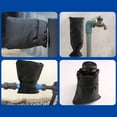 thumbnail image 6 of Outdoor Faucet Cover Winter Freeze Protection Insulated Hose Bib Cover Waterproof Thick 3 Layer Design Easy Install Straps for Outdoor Spigot Garden Tap Pipe Winterizing Home Yard, 6 of 9