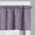 thumbnail image 3 of Ambesonne Spring Valance Pack of 2, Floral Vintage Essence Art, 54"X12", Pale Eggplant, 3 of 5