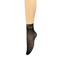 thumbnail image 3 of Baikeli Black Mesh Ankle Socks Breathable Nylon Sheer Socks Lightweight Ankle Socks for Women Black Free Size, 3 of 6