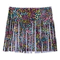 thumbnail image 4 of JFOPQVSM Women's High Waisted Swim Skirt Cover Up Fringe Mini Skirts Festival Rave Cover Up for Women, 4 of 7