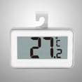 thumbnail image 1 of Raindrops Fridge Freezer Thermometer Fast Response ABS Food Storage Adjustment 1Pcs, 1 of 8
