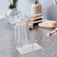 thumbnail image 1 of Soporte para toallas de mano, toallero de baño, acrílico, soporte para barra de toallas de baño, soporte para toallas de encimera, 1 of 6