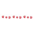 thumbnail image 4 of xinxixnxx 3pcs/set Boutons Clés Durables pour la Réparation Pratique de la Télécommande sur Commodore Rouge 3Set, 4 of 6