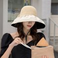 thumbnail image 4 of Sombrero de pescador para mujer, protección solar UV, transpirable, ala ancha, lazo desmontable, sombrero de pescador, sombrero para el sol para mujer, protección UV, 4 of 5