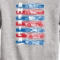 thumbnail image 3 of Hot Wheels - America Cars - Toddler And Youth Crewneck Fleece Sweatshirt, 3 of 5