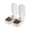 #138-Gray, variant on Kieccall 2 Meal Automatic Pet Feeder with Timer Programmable Food Dispenser for Dry Semi Moist Food Portion Control for Cat Dog 48 Hour Timing Gift